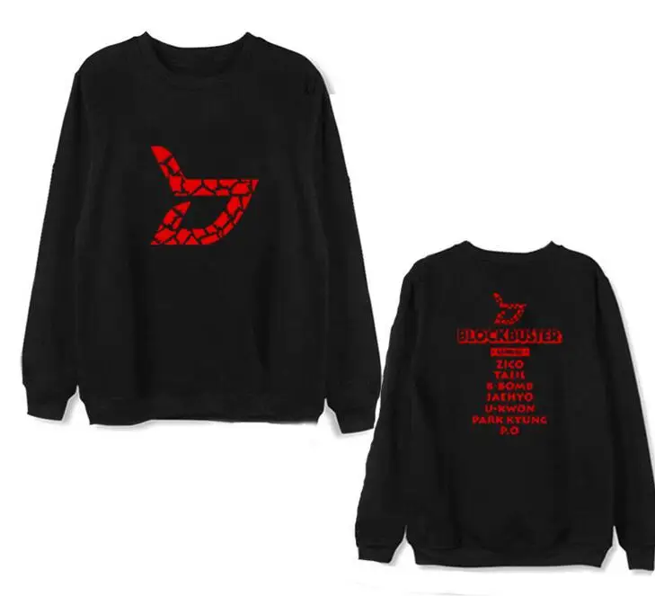 Тонкая Толстовка для любителей kpop блочный блок с принтом имени участника