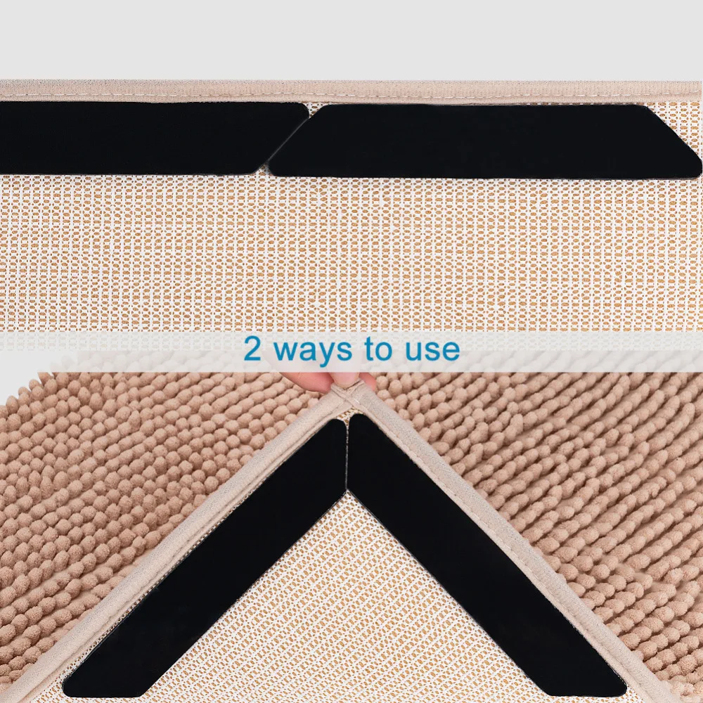 Многоразовые моющиеся захваты для коврика нескользящий коврик завивки дома