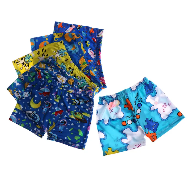 1 шт. новый детский купальник для мальчиков с мультяшным принтом животных