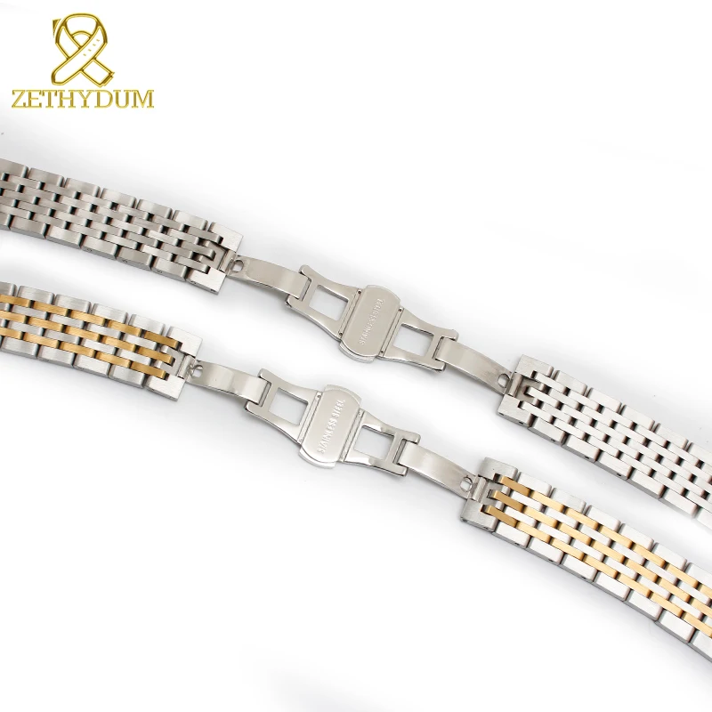 Нержавеющая сталь ремешок для часов 19 мм для tissot T41 мужские часы лучший бренд класса люкс Твердые часы ремень металлический браслет дуги рот