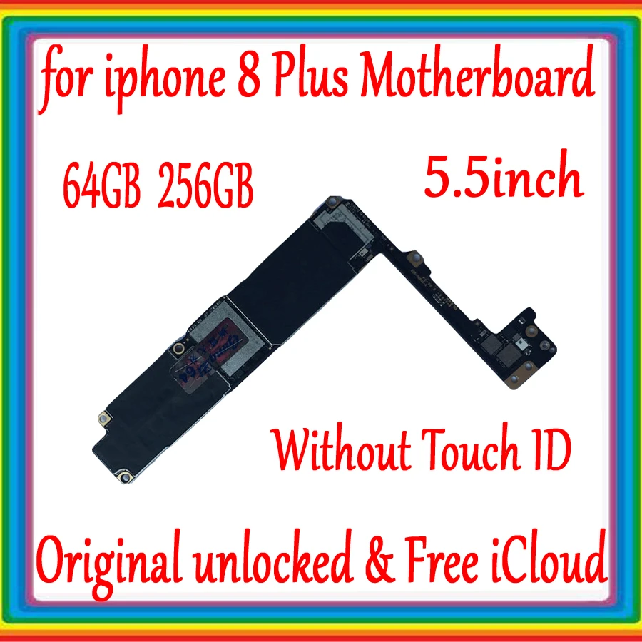 Заводская Разблокировка для iphone 8 Plus материнская плата без Touch ID с чипами 100%