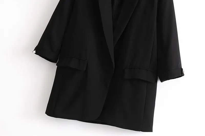 TMODA Модный женский однотонный блейзер с зубчатым воротником, украшенный бусинами и жемчужинами, с карманами ярких цветов, Женская Повседневная Верхняя одежда в стиле ретро, шикарный топ, 6 цветов