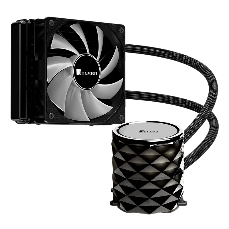 Горячая-Jonsbo Tw3-120 Pc Cpu водяное охлаждение 4Pin Pwm интегрированный кулер водяного охлаждения для Lga 775/115X Intel Amd Ryzen Apu компьютера