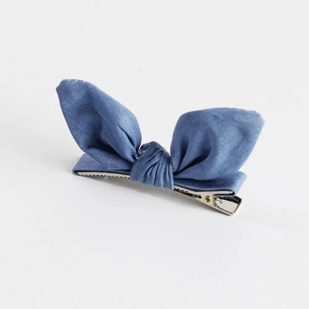 Модные заколки для волос с бантом в виде кроличьих кошачьих ушек ручной работы из