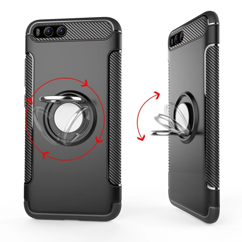 REAOOM Magnetic Car Holder Phone Cover for Xiaomi Mi8 SE Finger Ring Stand Case Mi6 Mi 6X A1 Mix 2 2S Note 3 Coque |