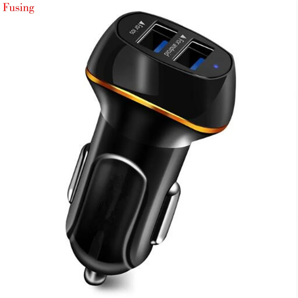 3.1A автомобильное зарядное устройство 2USB интеллектуальная Быстрая зарядка