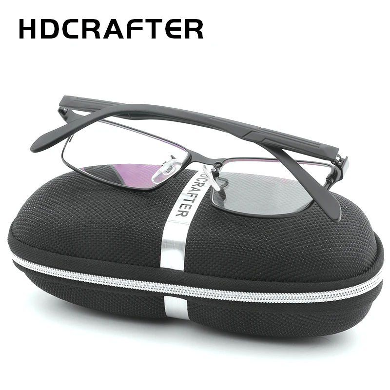 HDCRAFTER, мужские очки, оправа, оптические квадратные очки, прозрачные линзы, очки для чтения, черная оправа, очки унисекс
