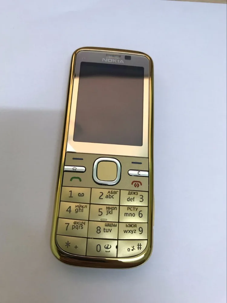 C5-00i телефон разблокированный Nokia C5 C5-00 сотовые телефоны GSM 3g 3Mp камера FM gps Bluetooth отремонтированный