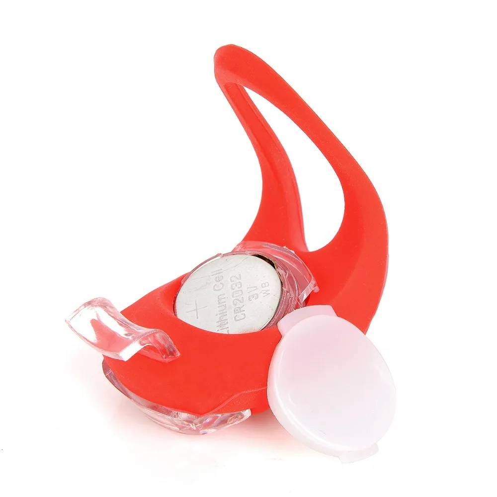 Waterproof 0.05W 10lm 2-LED 3-Mode Red Light Motorcycle Fog Lamp - (2 PCS / 2 x CR2032) |