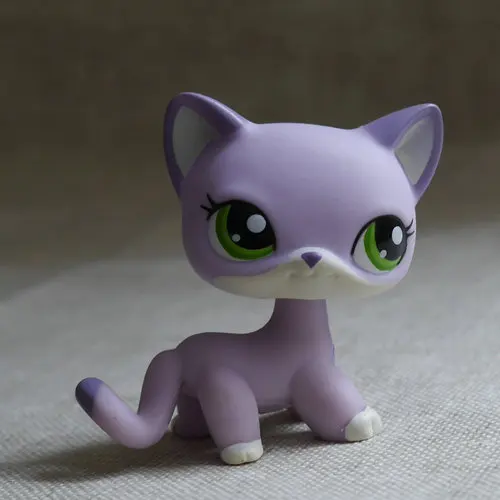 Лиловая фиолетовая котенок зеленые глаза стиль котенка 2 &quotМини #2094 фигурка Дети