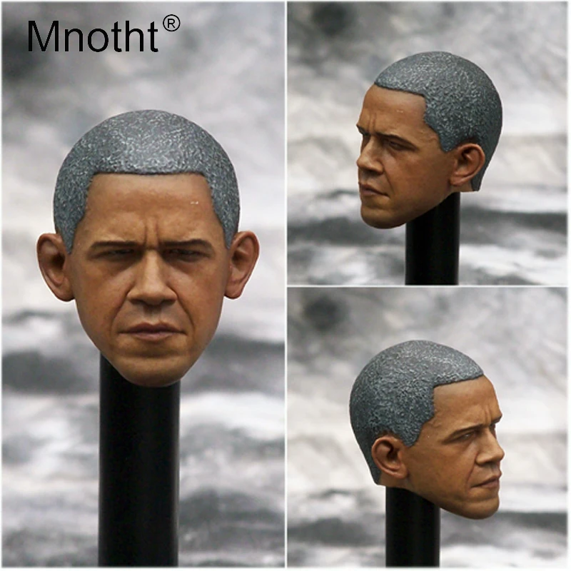 A 29 голова Обамы Sculpt 1/6 масштаб мужской солдат резьба США президент модель для 12 в
