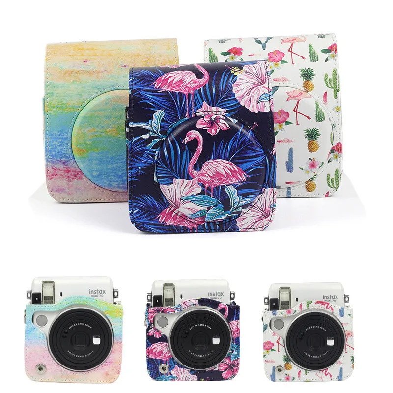 Чехол сумка из искусственной кожи для Fujifilm Instax Mini70 Mini 70 мгновенной съемки камеры