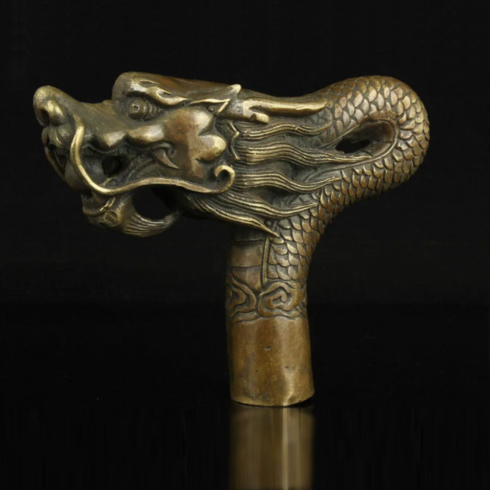 100% из бронзы чистая медь латунь Китай старая ручная работа Резной орнамент