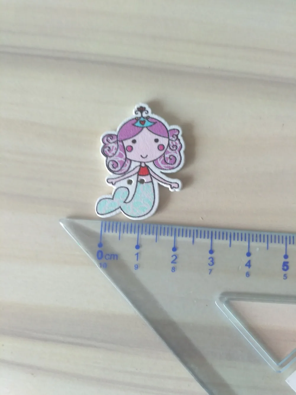 Скрапбукинг ButtonsMermaid деревянные пуговицы для шитья аксессуары кабошоны 50 шт. 2