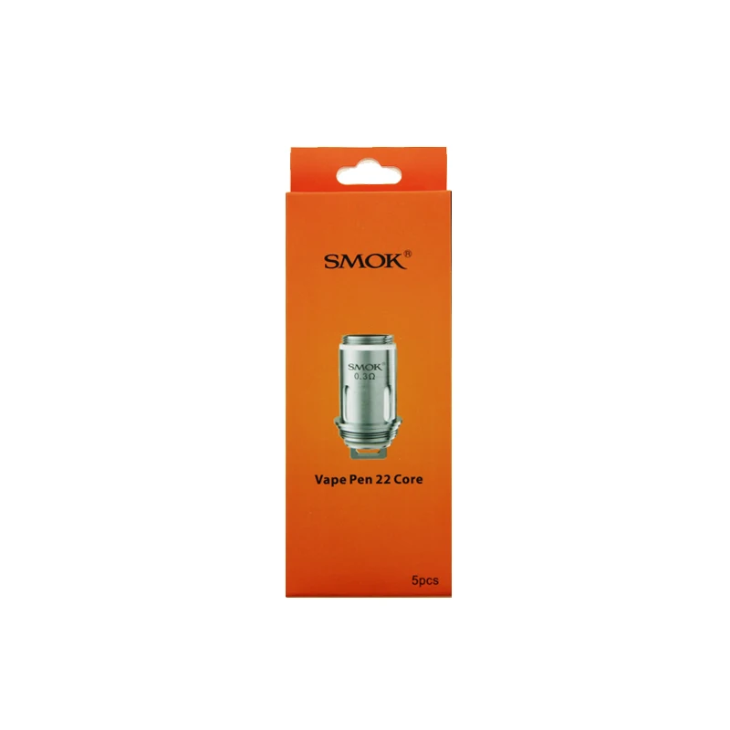 20 шт./лот SMOK Vape ручка 22 сменная катушка 0.3ohm 0.25ohm сетка NiCr материал двухъядерный Fit
