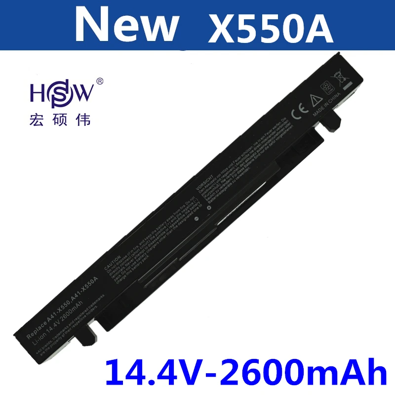 HSW Аккумулятор для ноутбука ASUS A41-X550 A41-X550A A450 A550 F450 F550 F552 K550 P450 P550 R409 R510 X450 X550 X550C X550A