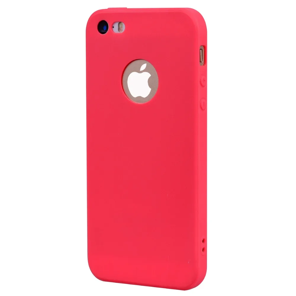 Для iPhone 7 8 Plus 6 6s 5 5S SE X 10 видов цветов чехол для телефона мягкие силиконовые чехлы