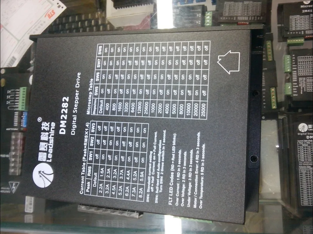 Новый Leadshine DM2282 ЧПУ высококачественный цифровой шаговый привод 2 фазный рабочий 80