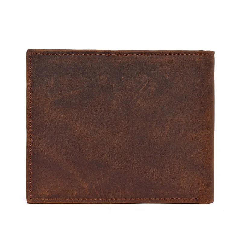 Мужские кошельки винтажные из натуральной кожи высокого качества мужские с