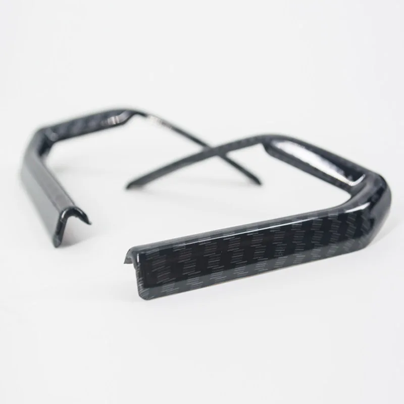 2pcs for Mazda 3 Axela (2017) CX-4 CX-5 ATENZA (2018) Steering wheel decorate strip silver / Carbon fiber pattern | Автомобили и