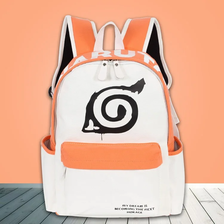 Женский мужской Аниме ниндзя Наруто Uzumaki Наруто рюкзак дорожный Рюкзак Mochila школьный мешок для школьные для мальчиков для девочек студенческий подарок