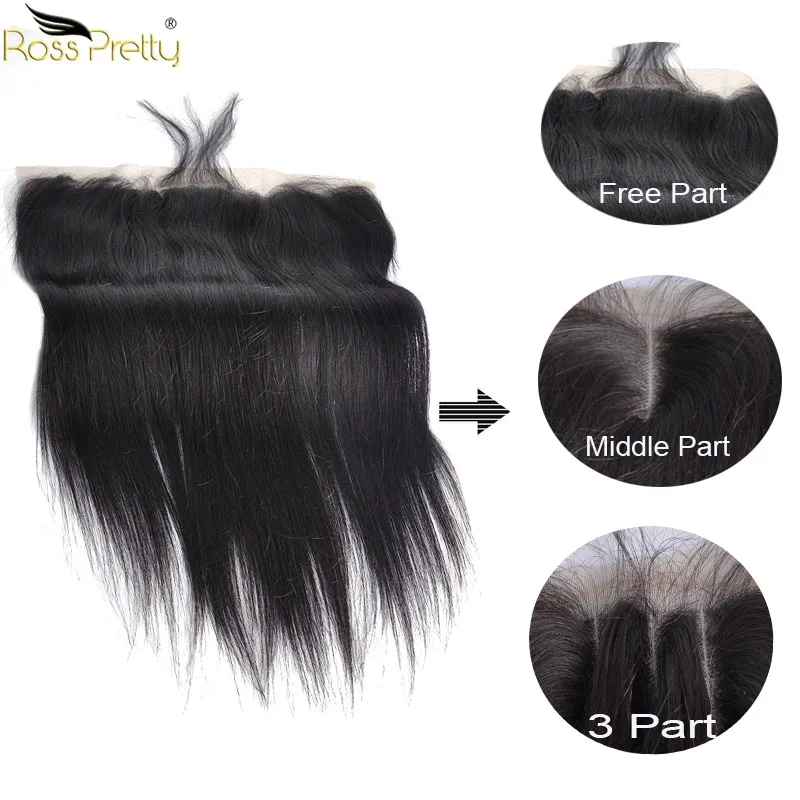 Натуральные человеческие волосы Ross Pretty пряди с фронтальной ощипкой Детские