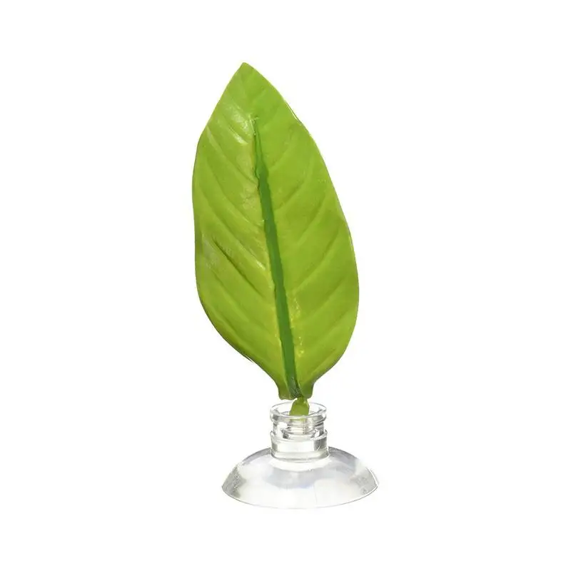 1pcs Украшение для аквариума, искусственные растения, лист, Betta, рыбка, отдых, Нерест, Искусственный лист, Betta, рыбная кровать, аксессуары для гамака, украшение - Цвет: 1pcs