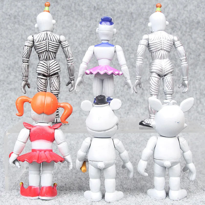 1 шт. пять ночей на Фредди 10 см FNAF 6 stuks случайный Actiefiguren Fazbear Foxy фигурку игрушечные