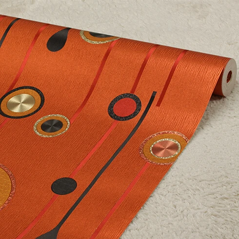 Современные роскошные полосатые обои винтажные китайские художественные фрески