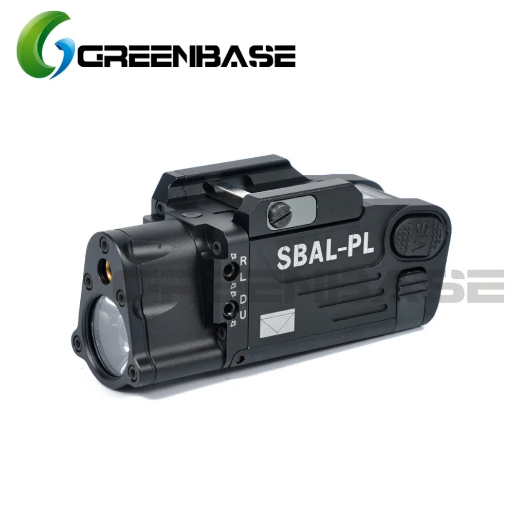 Greenbase ЧПУ Алюминий SBAL-PL Охота фонарик с красным лазером и светодиодный WeaponLight