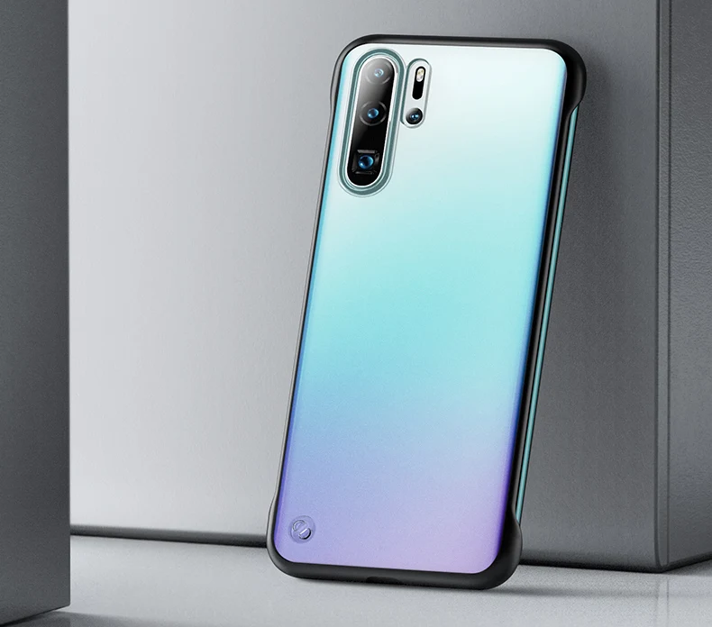 Для huawei P30 Pro Чехол безрамный Матовый Прозрачный чехол для P30 чехол силиконовый защитный бампер для huawei P20 Pro Lite чехол s
