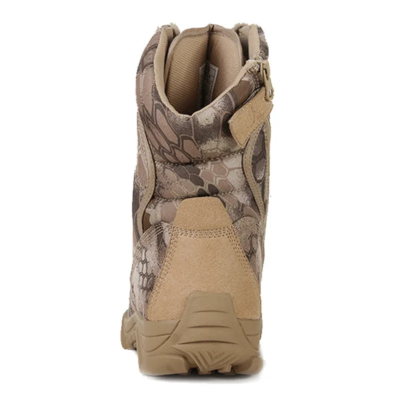 Мужские дышащие камуфляжные ботинки из питона спецназ тактические военные
