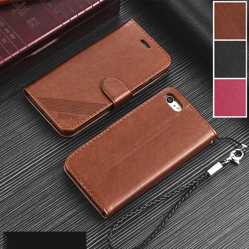 AZNS Высокое качество флип чехол для iPhone 7 8 Pu кожаная сумка телефона Магнитная