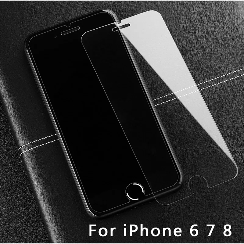 5X закаленное стекло для iPhone 7 8 6 6S Plus 10 X XS Max XR защитный чехол экрана SE 5SE 5 5S 5C