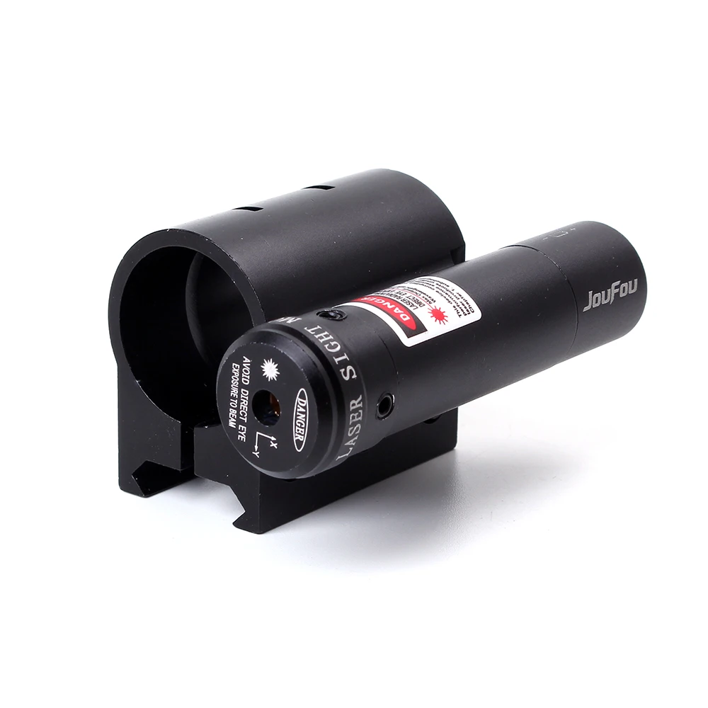 JouFou Hunting Lights LED Flashlight Warm White Light 500 lumens High Power Zoomable Torch Red Laser 20mm Picatinny Mount | Спорт и
