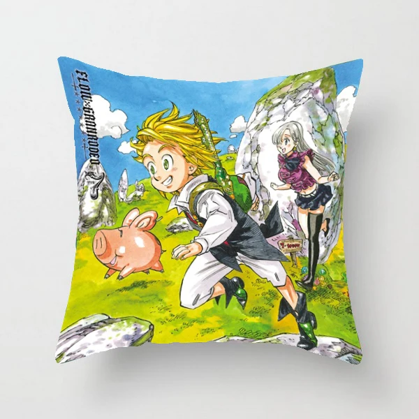 

The Seven Deadly Sins Anime Single-side Mini Square Pillow #40400