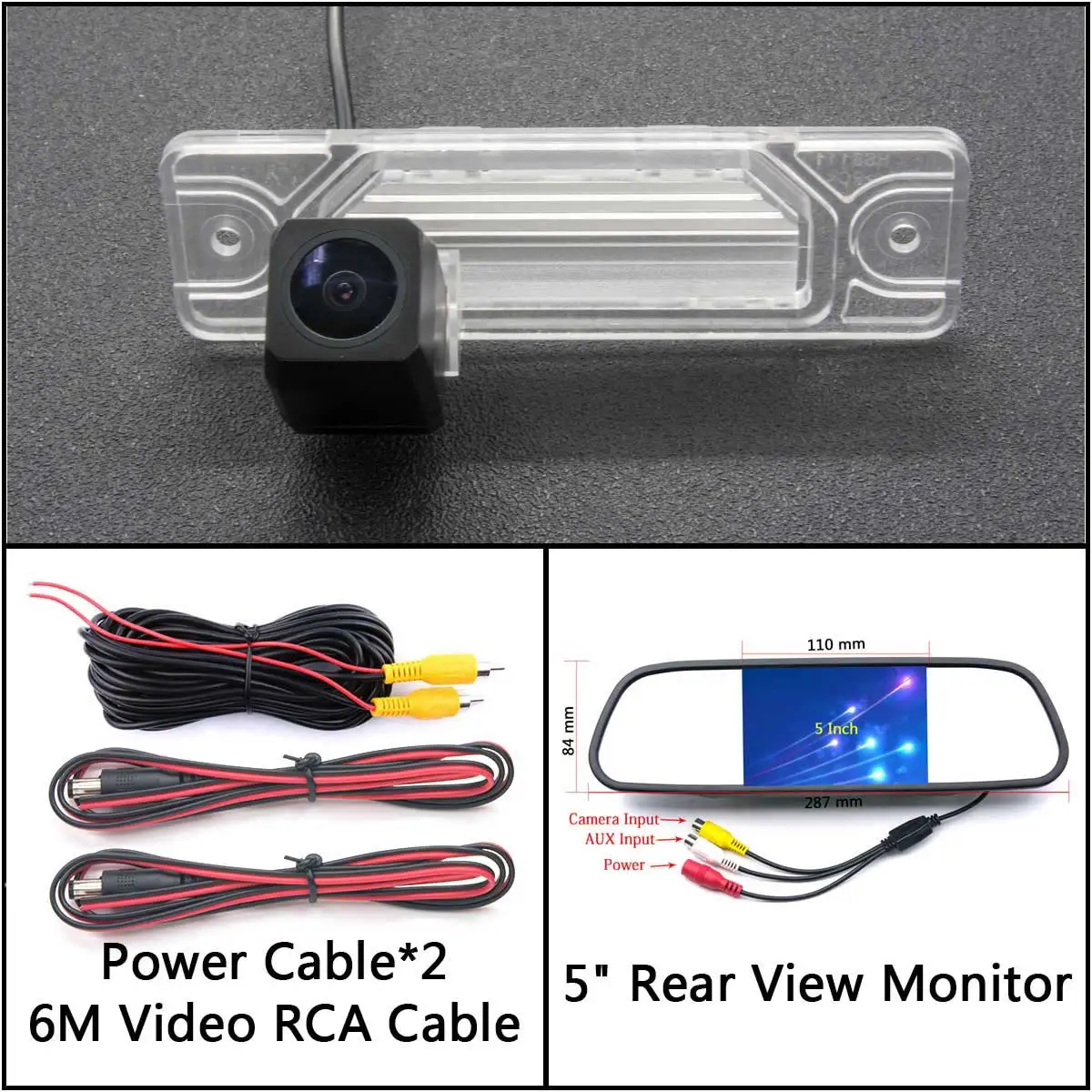 Cam N 5 inch Mirror Full HD камера заднего вида для Renault samsung QM5 MK1 koleos 1 samsung SM5 KPQ/A32 автомобильный парковочный ЖК-зеркальный монитор - Название цвета: Cam N 5 inch Mirror