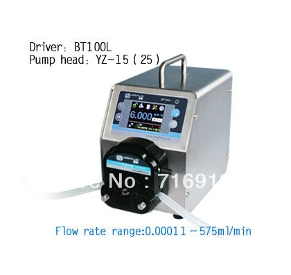 Фото BT100L YZ15 Pump Head Intelligent peristaltic pump Precise Adjustable Flow Control Lab Liquid Pumps 0.006-570 ML/MIN Обустройство BT100L YZ15 Pump Head Intelligent peristaltic pump Precise Adjustable Flow Control Lab Liquid Pumps 0.006-570 ML/MIN Обустройство