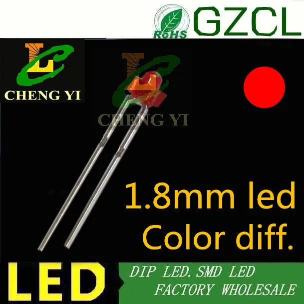 2 мм светоизлучающий диод Зеленый Диффузный мини dip led 568 575nm 0 V 100 шт. Бесплатная