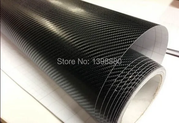 Водонепроницаемая 4d черная пленка 600 мм x 1520 мм|car sticker|car stylingcarbon fiber vinyl |