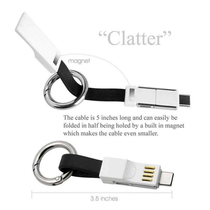 Oppselve Магнитный кабель Micro usb type C адаптер для быстрой зарядки телефона Micro usb type-C Брелок Зарядное устройство USB C для iPhone samsung