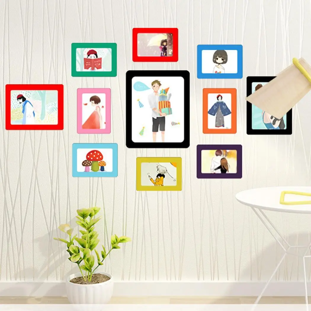 Красный на заказ изображение магнитный холодильник стены фото синий DIY черные