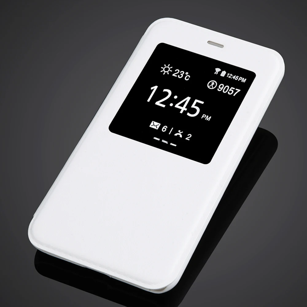 Чехол для Meizu Meilan M1 Note 1 Note1 с окошком смартфона из искусственной кожи откидной