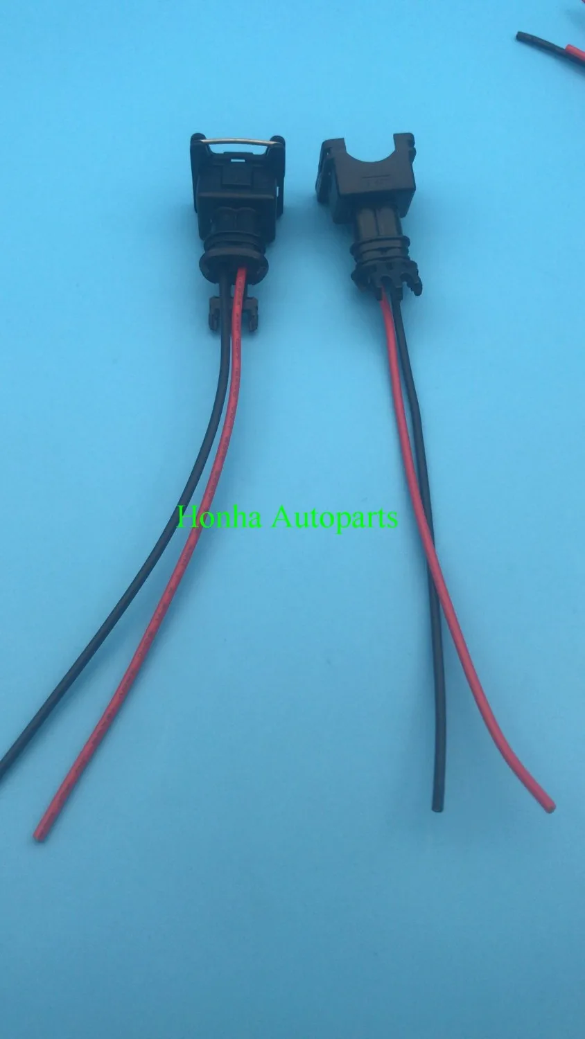 

2 Pin/Way EV1 OBD1 заглушка инжектора Соединитель с проводом косички для Honda CIVIC Acura Integra ECLIPSE EVO DSM