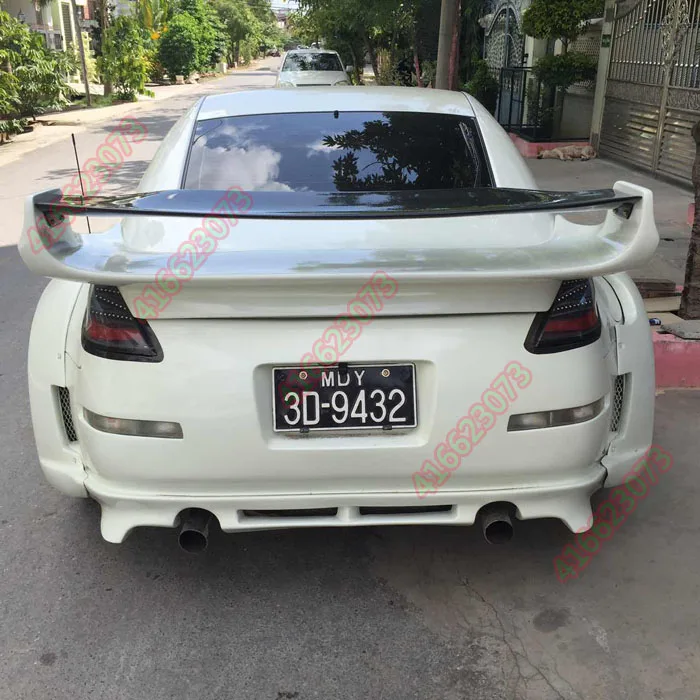 Задний спойлер из углеродного волокна подходит для NISSAN 350Z Z33|rear wing|carbon fiber rear