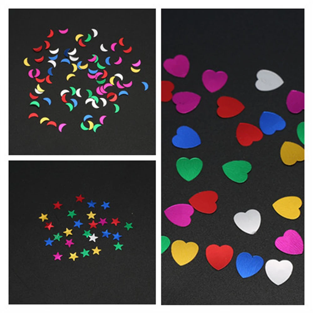Блестящие звезды/Сердце/луна 4 мм 6 15 г|table scatter|star startable table |