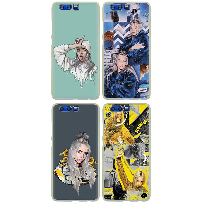 Billie Eilish Горячая музыка певица Жесткий телефон чехол для Huawei P8 P9 P10 P20 P30 Pro Lite Mini P Smart Z Plus