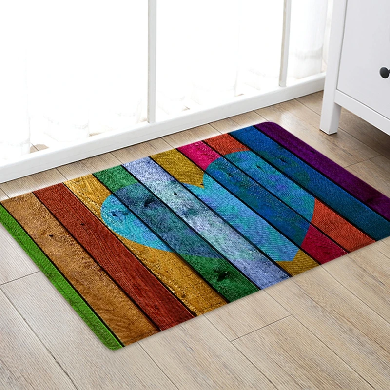 Фланелевая Губка 3D домашние ковры с принтом прямоугольник Противоскользящий