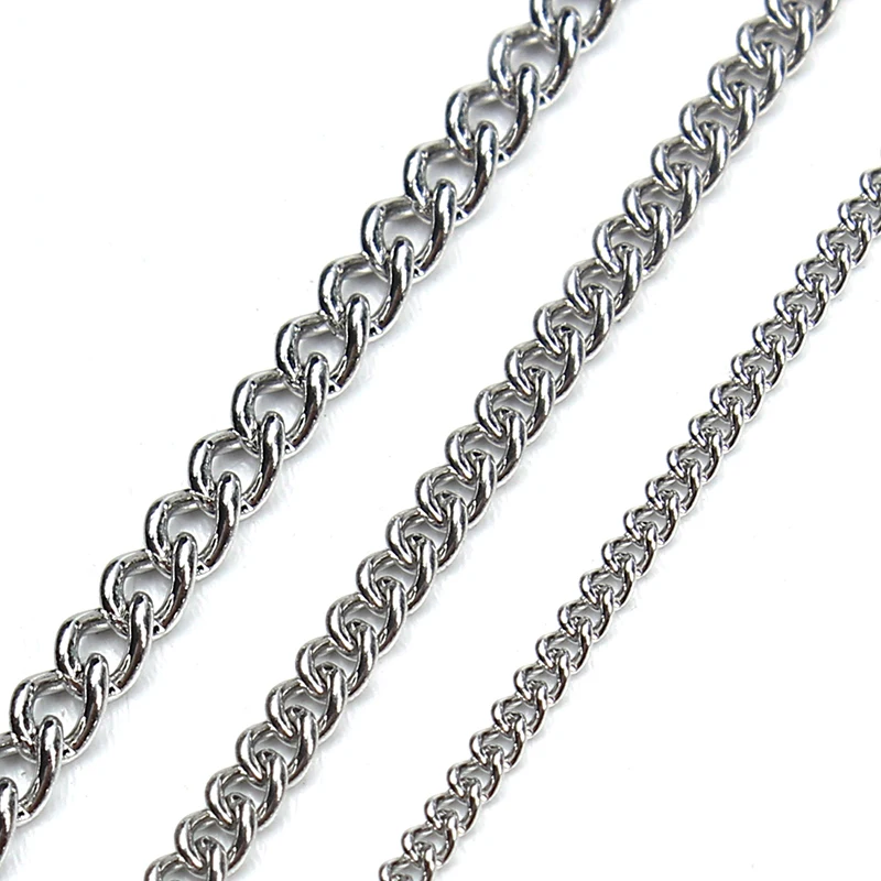 5 м/упаковка ювелирные цепочки из нержавеющей стали | Украшения и аксессуары