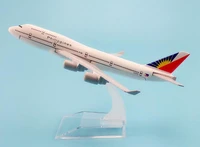1400 plane model b747 philippines airlines aircraft b747 metal simulation airplane model for kid toys christmas gift